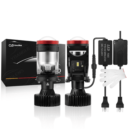 Luz de Led H4 Pro 6000K com projetor