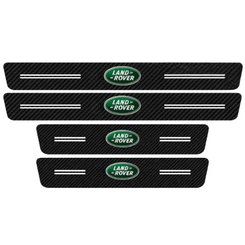Soleira de Porta em Fibra de Carbono 4D Premium para Carros – Proteção Automotiva