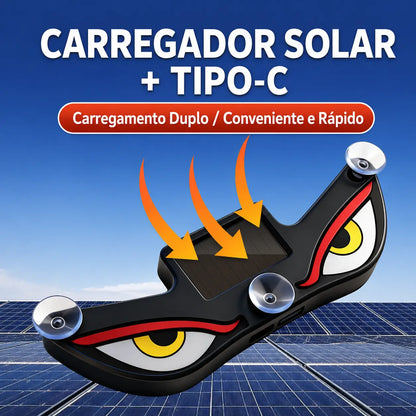 Luz LED de olhos Solar para Vidro Automotivo