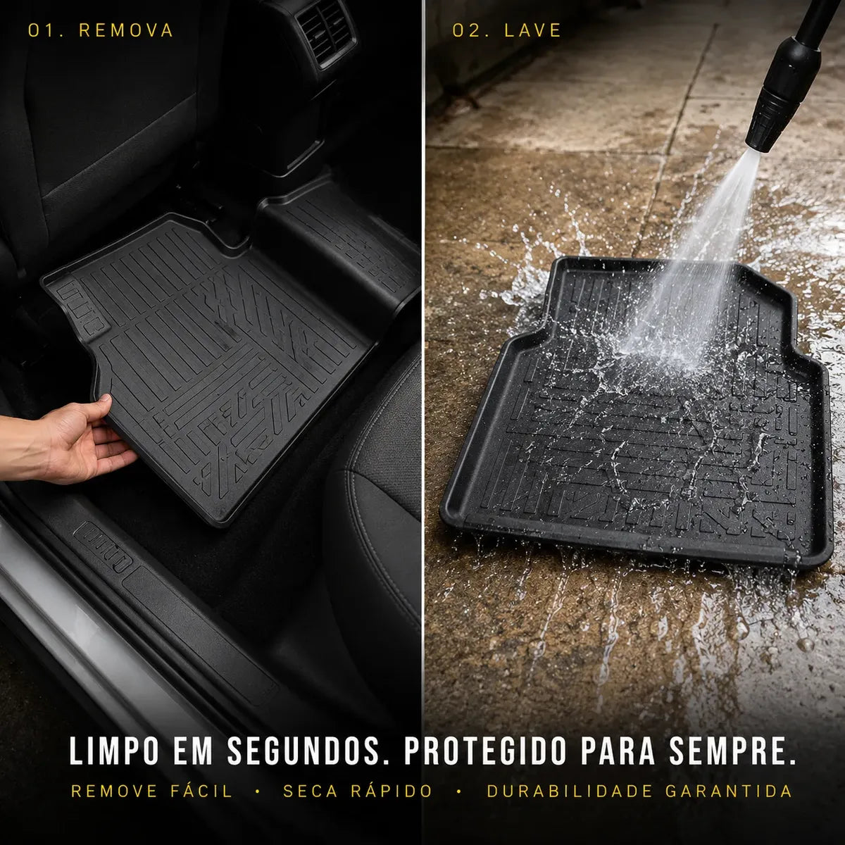 Tapete Bandeja Volkswagen Tera 2025 a 2026 Sob Medida Jogo Completo