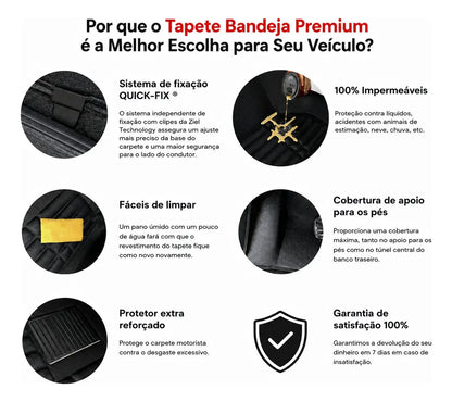 Tapete Bandeja Toyota Corolla Cross Sob Medida Jogo Completo