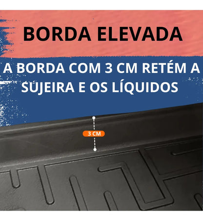 Tapete Bandeja Premium Ford Ranger 2024 a 2025 Jogo Completo