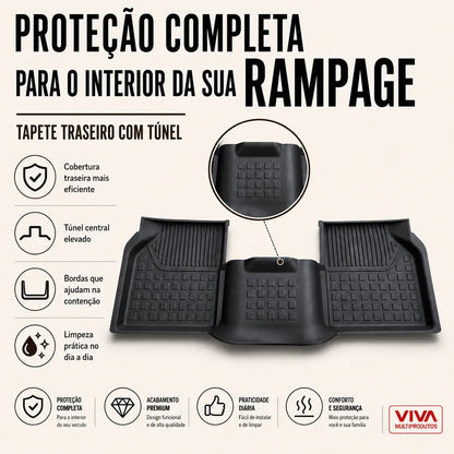 Tapete Bandeja RAM Rampage 2024 2025 2026 Sob Medida Jogo Completo