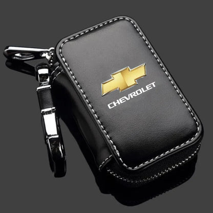 Capa de Chave Automotiva em Couro para Corvette C1 a C8 – Proteção Premium Completa com Design Luxo