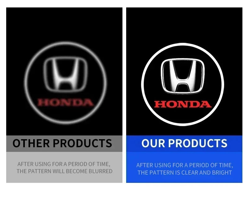 Luz de Porta Automotiva LED com Projeção Logo para Honda