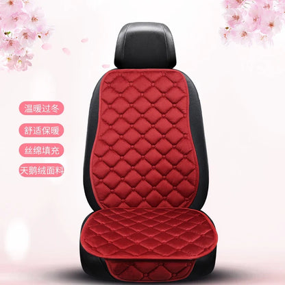 Almofada de Banco Automotivo Plush Inverno – Capa Antiderrapante Quente Universal (Kit 3 Peças)