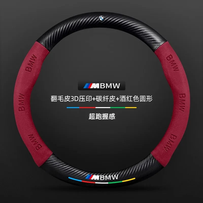 Capa de Volante Esportiva Antiderrapante para BMW Série M e Linhas F G E