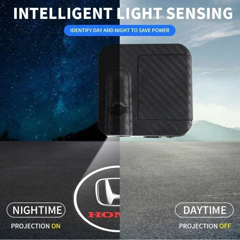 Luz de Porta Automotiva LED com Projeção Logo para Honda