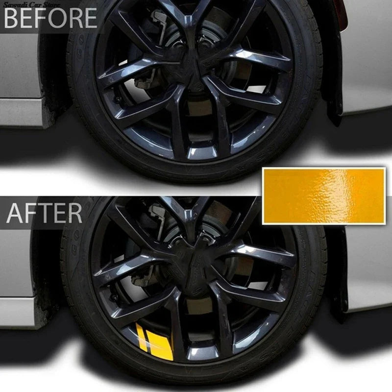 Adesivo Refletivo para Roda Automotiva Kit 4 a 6 Peças