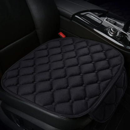 Almofada de Banco Automotivo Plush Inverno – Capa Antiderrapante Quente Universal (Kit 3 Peças)