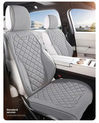 Capa de Banco Automotivo Completa em Linho Respirável para Carro e suv