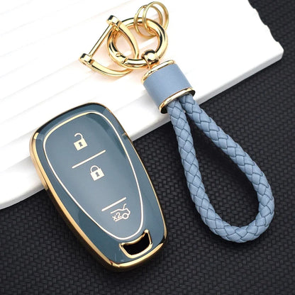 Capa de Chave Automotiva TPU para Chevrolet Cruze, Camaro e Onix – Proteção Premium Anti Risco