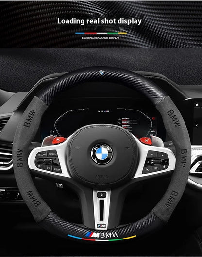 Capa de Volante Esportiva Antiderrapante para BMW Série M e Linhas F G E