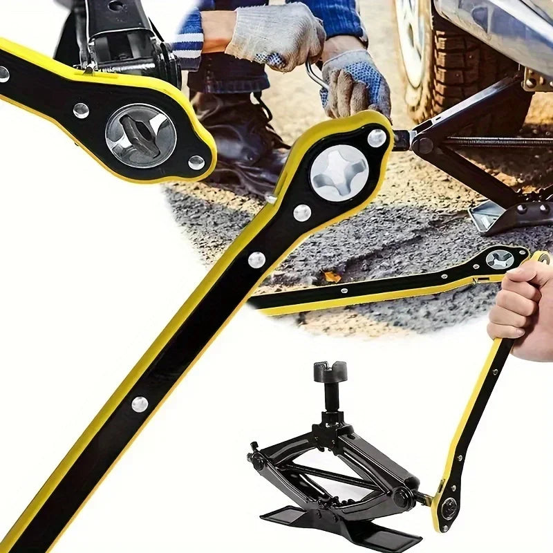 Chave Cruz Automotiva com Catraca Ferramenta para Troca de Pneu