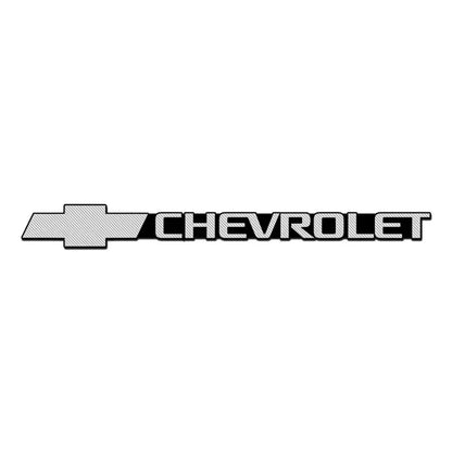 Emblema 3D Alloy para Interior Chevrolet – Adesivo Premium para Som, Painel e Volante (Kit 4 Peças)