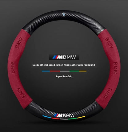 Capa de Volante Esportiva Antiderrapante para BMW Série M e Linhas F G E
