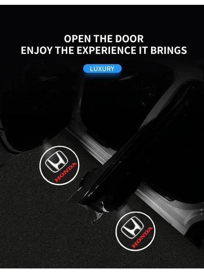 Luz de Porta Automotiva LED com Projeção Logo para Honda