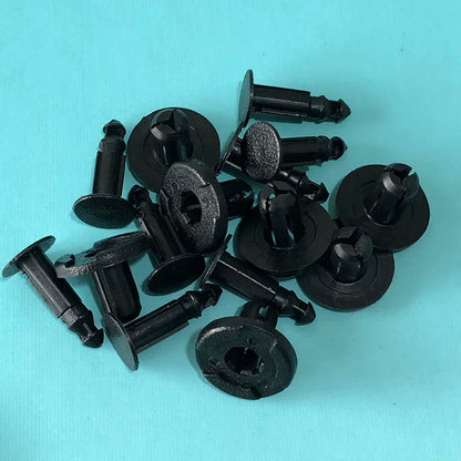 Kit Grampos Automotivos 8mm Fixação de Painéis 10 Peças Universal