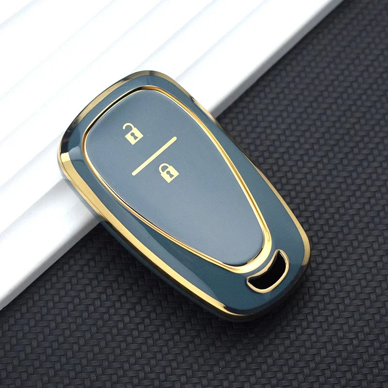 Capa de Chave Automotiva TPU para Chevrolet Cruze, Camaro e Onix – Proteção Premium Anti Risco