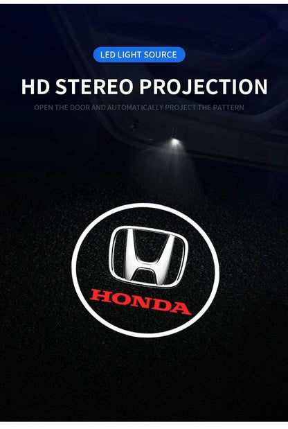 Luz de Porta Automotiva LED com Projeção Logo para Honda