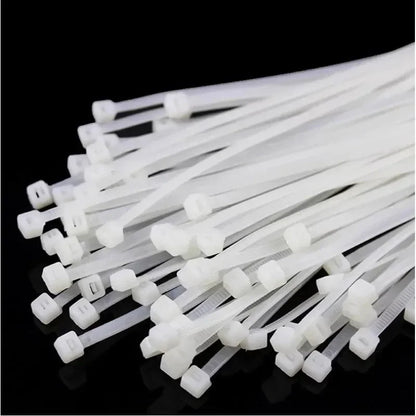 Abraçadeiras de Nylon para Cabos Kit 100 a 1000 Peças Auto Travante