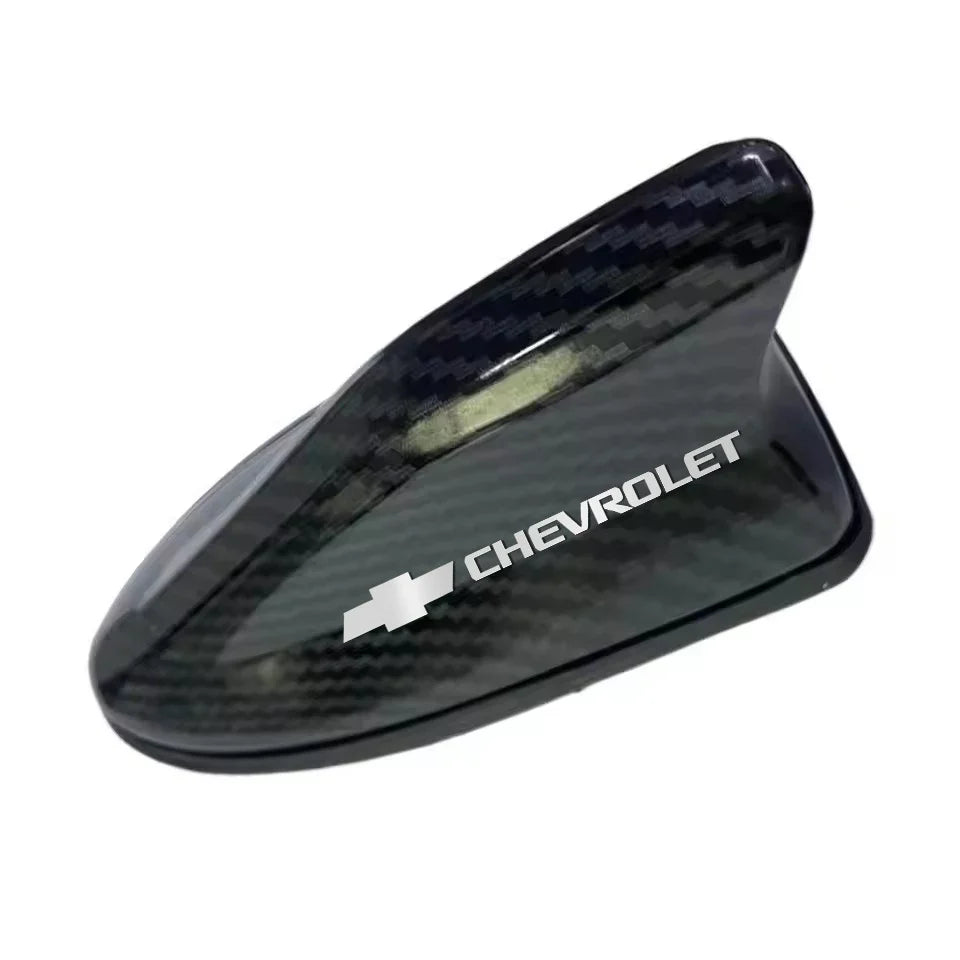 Antena Automotiva Tubarão para Chevrolet – Shark Fin Decorativa com Sinal de Rádio Universal