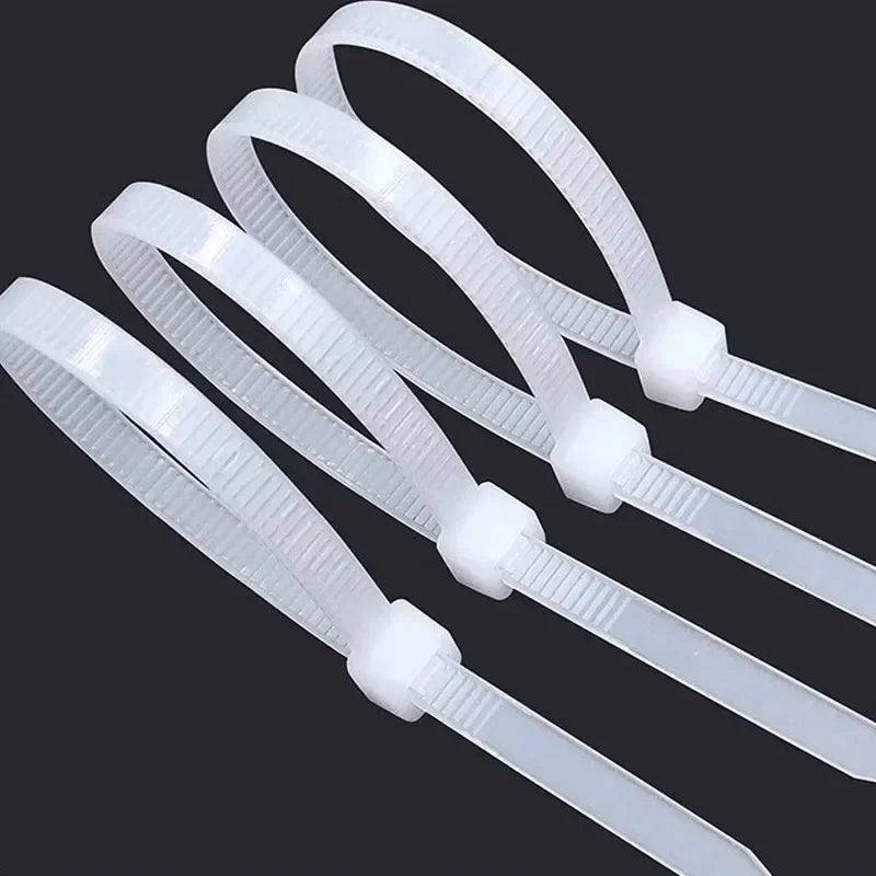 Abraçadeiras de Nylon para Cabos Kit 100 a 1000 Peças Auto Travante